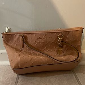 Authentic Pink Coach Tote Bag